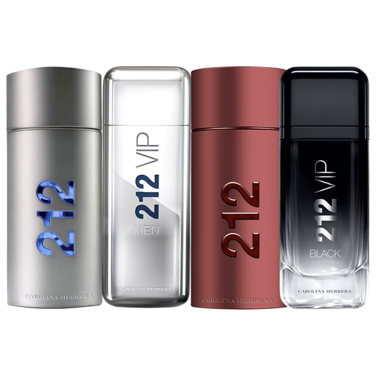 COMBO 212 NYC, 212 VIP, 212 SEXY, 212 VIP BLACK-CAROLINA HERRERA