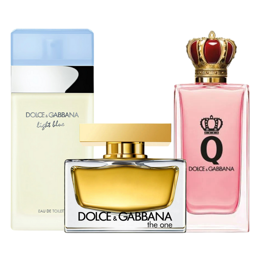 COMBO LIGHT BLUE, THE ONE, QUEEN-DOLCE&GABBANA