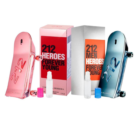 COMBO 212 HEROES DAMA, 212 HEROES HOMBRE-CAROLINA HERRERA